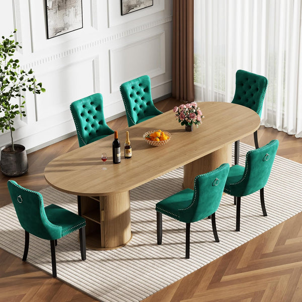 Extendable Dining Table Set with Chairs – 7, 9 & 11-Piece