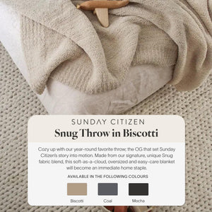 Snug Throw Blanket – Soft Oversized Lightweight Microfiber