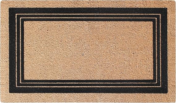 Natural Coir Anti-Shed Doormat with PVC Backing – Multiple Sizes