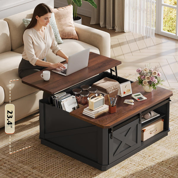Lift Top Coffee Table with Storage