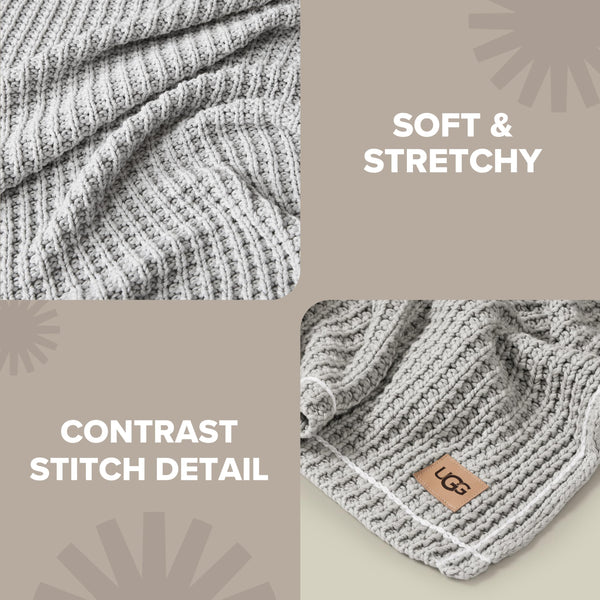 Waffle Knit Cotton Throw Blanket — 50" x 70"