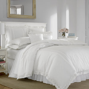 Cotton Duvet Cover Set with Shams – Reversible Bedding