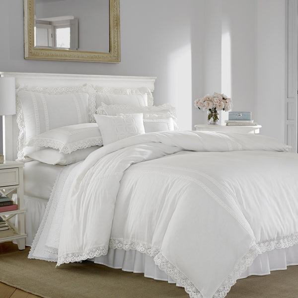 Cotton Duvet Cover Set with Shams – Reversible Bedding