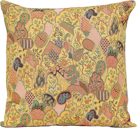 Cotton Jacquard Woven Throw Pillow Cover 19x19