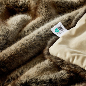 Faux Fur Throw Blanket – Animal Skin Style