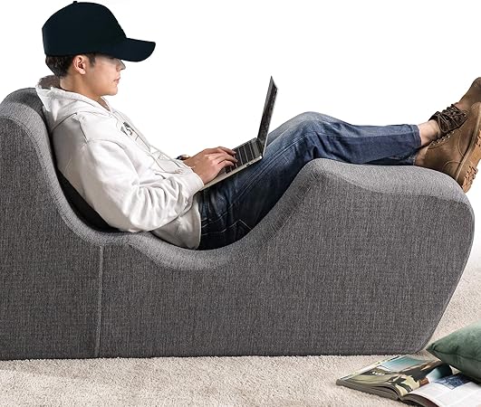 Zero Gravity Chaise Lounger with Lumbar Pillow