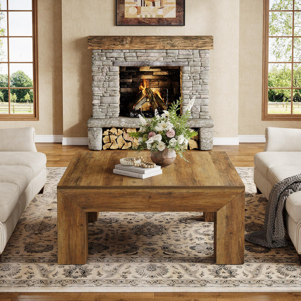 Square Coffee Table with MDF Construction