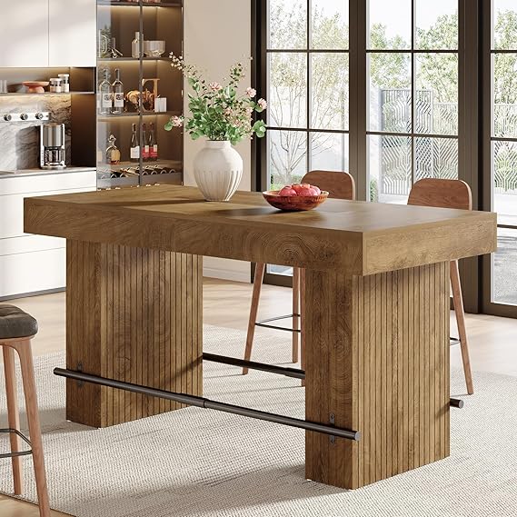 Counter Height Bar Dining Table 62.2"