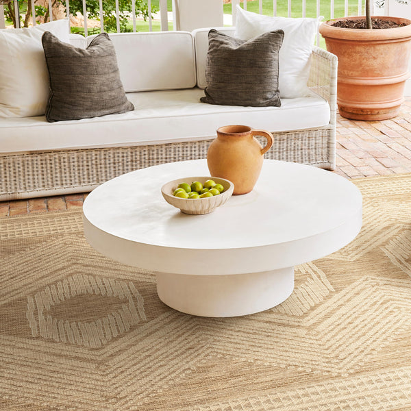 Tribal Geometric Indoor Outdoor Area Rug 9'6" x 12'