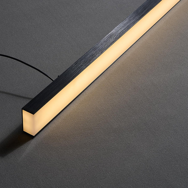 LED Linear Chandelier with Adjustable Color Temperature 3000K–6000K