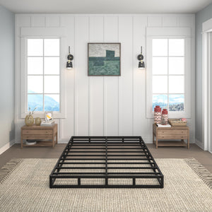 7 Inch Metal Box Spring Mattress Foundation – Heavy Duty, Noise-Free