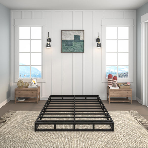 7 Inch Metal Box Spring Mattress Foundation – Heavy Duty, Noise-Free