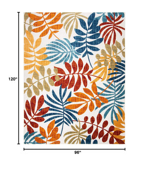 Indoor Outdoor Area Rug 8x10 – Stain Resistant, Non-Shedding, Easy Clean