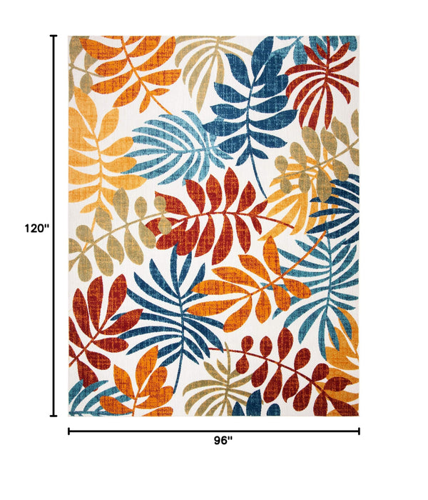Indoor Outdoor Area Rug 8x10 – Stain Resistant, Non-Shedding, Easy Clean