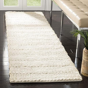 Handmade Jute & Cotton Runner Rug 2'3" x 8'