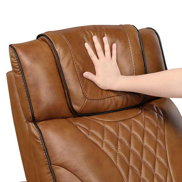 Power Reclining Sofa with Heat, Massage & Wireless Charging