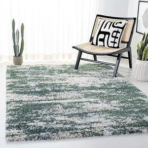 Berber Shag Area Rug 8x10 – Polypropylene, Non-Shedding, Machine Woven