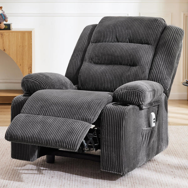 Power Recliner Chair with Cup Holders