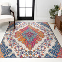 Boho Medallion Floral Area Rug 12x15 Rectangular