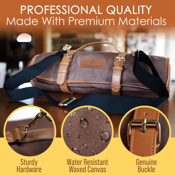 24-Piece Bartender Kit with Travel Bag