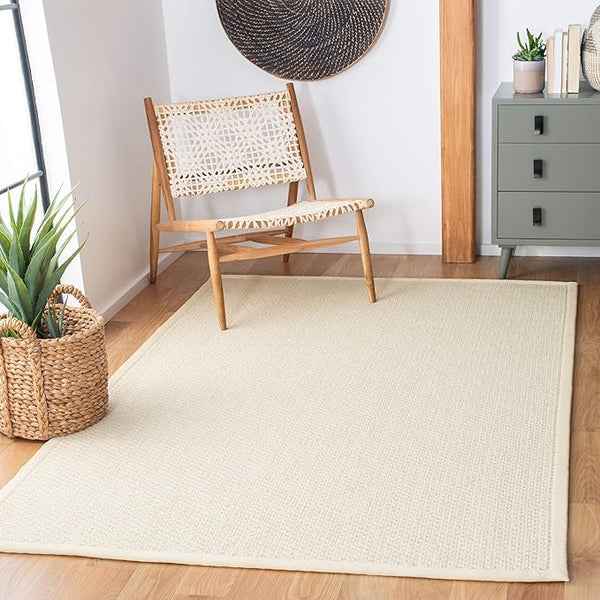 Palm Beach Sisal & Wool Area Rug – Ivory