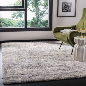 5' x 7' Berber Shag Area Rug – Abstract Design, Non-Shedding, 1.2-Inch Pile