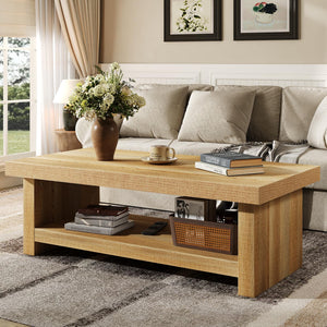 47" Rectangle Coffee Table with Storage