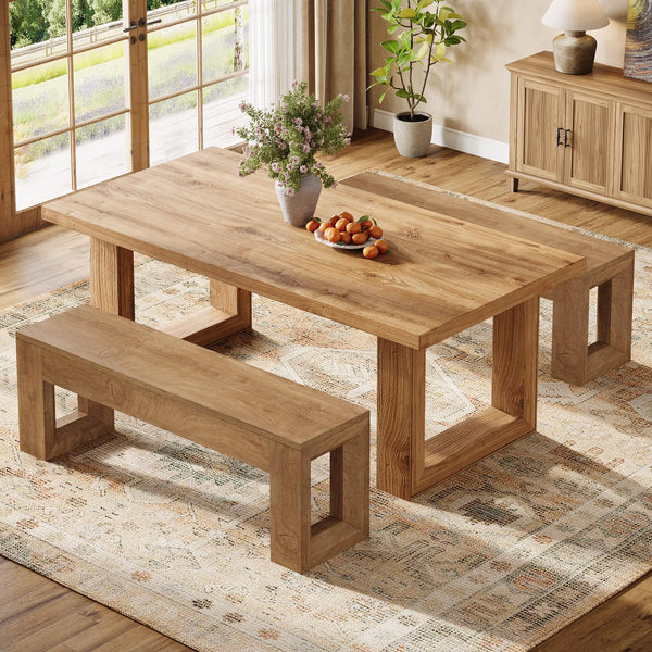 47-Inch Farmhouse Entryway Bench