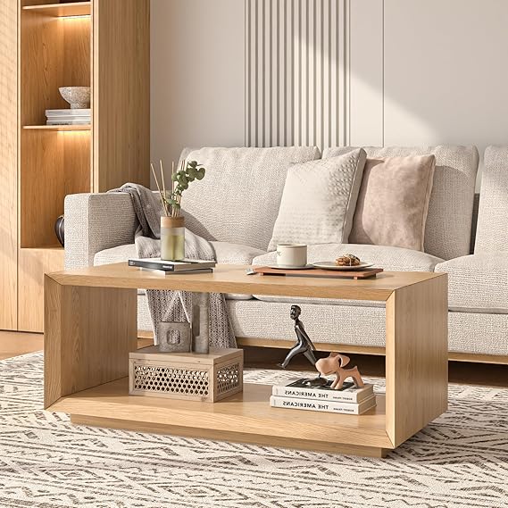 Mid-Century Modern Rectangle Coffee Table