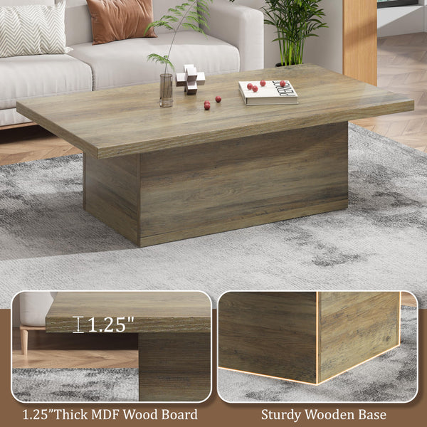 Farmhouse Coffee Table - Oak Brown