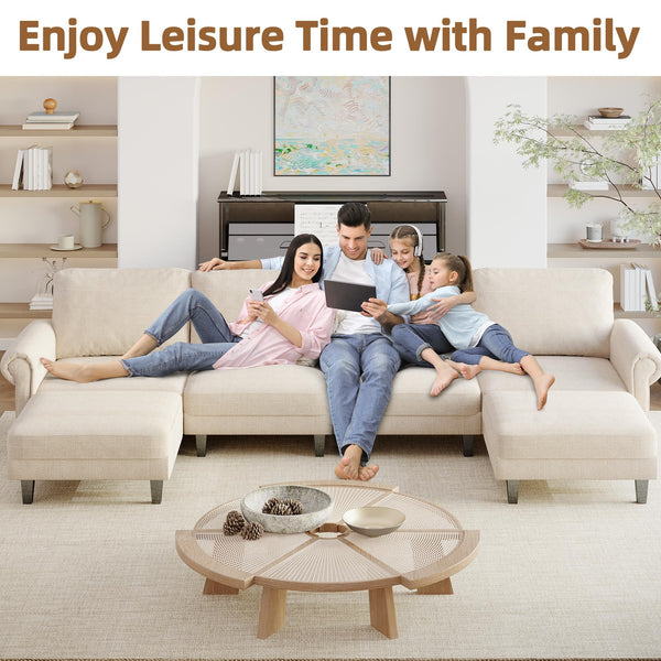 Modular Sectional Loveseat Sofa with Chaise