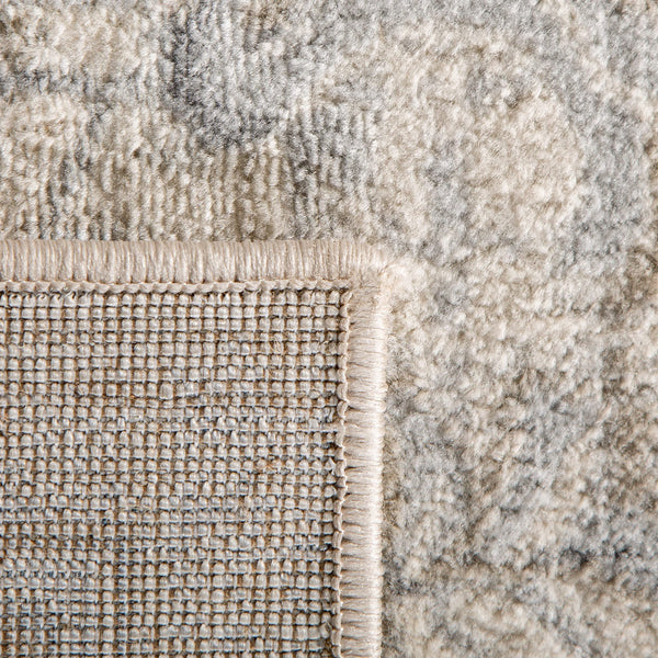 Medallion Area Rug 12x15 – Geometric Distressed Design, Non-Shedding, Easy Clean