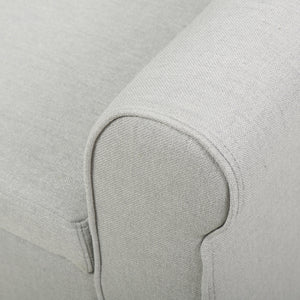 Armed Fabric Storage Ottoman Bench