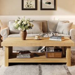 47" Rectangle Coffee Table with Storage