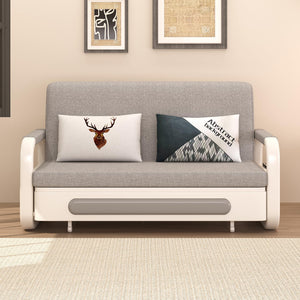 Pull-Out Sofa Daybed with Storage & Trundle