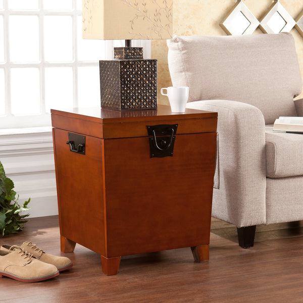 Mission Oak Trunk Table Set – 3 Piece
