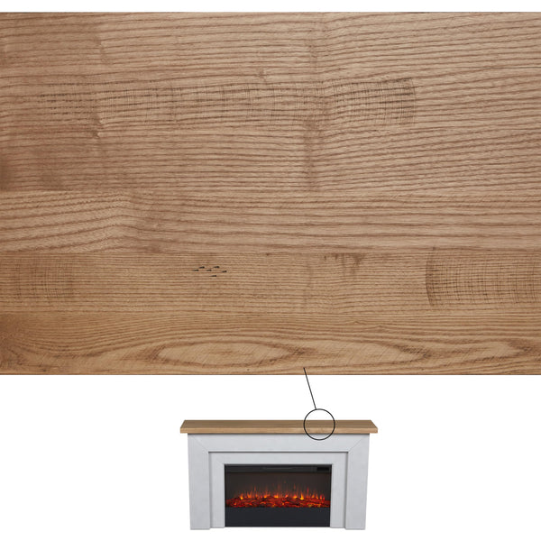 68" Landscape Electric Fireplace with Mantel