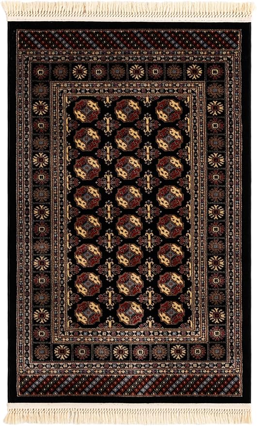 Bokhara Area Rug 3x5 Medium Pile – Polypropylene Indoor Rug