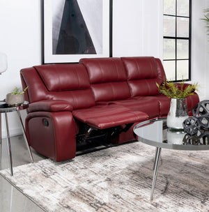 Reclining Sofa with Wall-Hugger Design & Padded Armrests