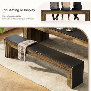 70.9" Extra Long Dining Bench