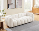 Modern Boucle Loveseat Sofa 88 Inch Tufted Cloud Couch