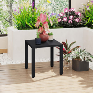 Metal Square Outdoor Side Table