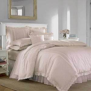 Cotton Duvet Cover Set with Shams – Reversible Bedding