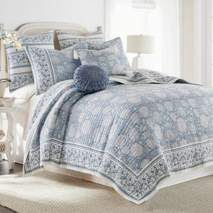 Floral Cotton Euro Pillow Sham 26x26