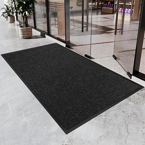 4x6 Heavy Duty Indoor Outdoor Doormat with Non-Slip Rubber Backing