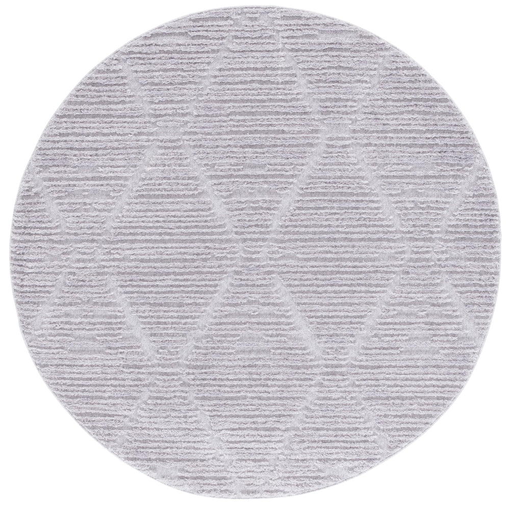 Moroccan Shag Area Rug – Geometric Diamond Trellis Design