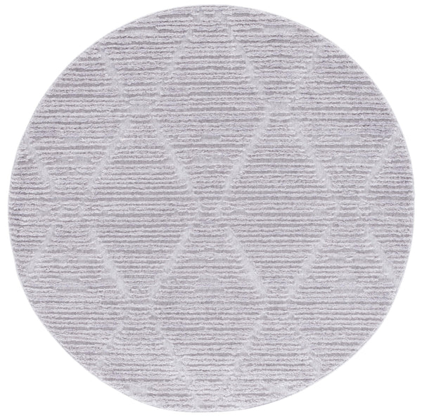 Moroccan Shag Area Rug – Geometric Diamond Trellis Design