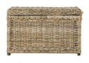 Wicker Storage Trunk with Removable Lid