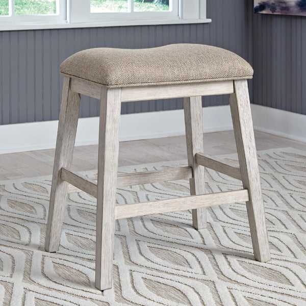 Counter Height Upholstered Barstool Set of 2