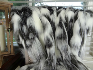 Faux Fur Throw Blanket 60x72 – Fluffy, Modern Sofa & Bed Throw